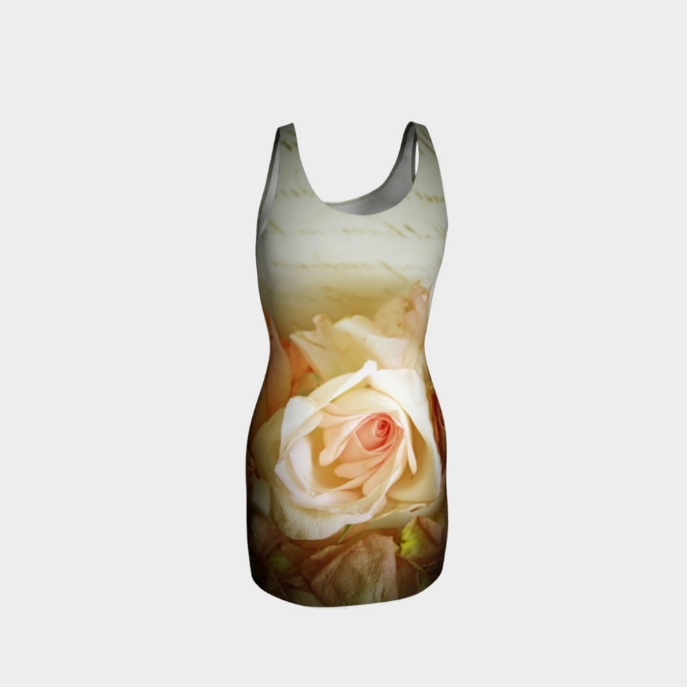 Set - Rose Halter Dress + Headwrap